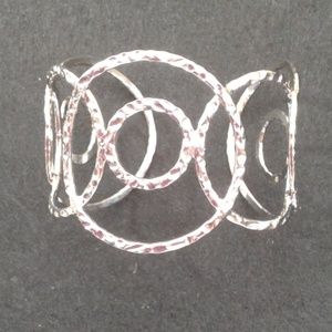 Silver tone bracelet